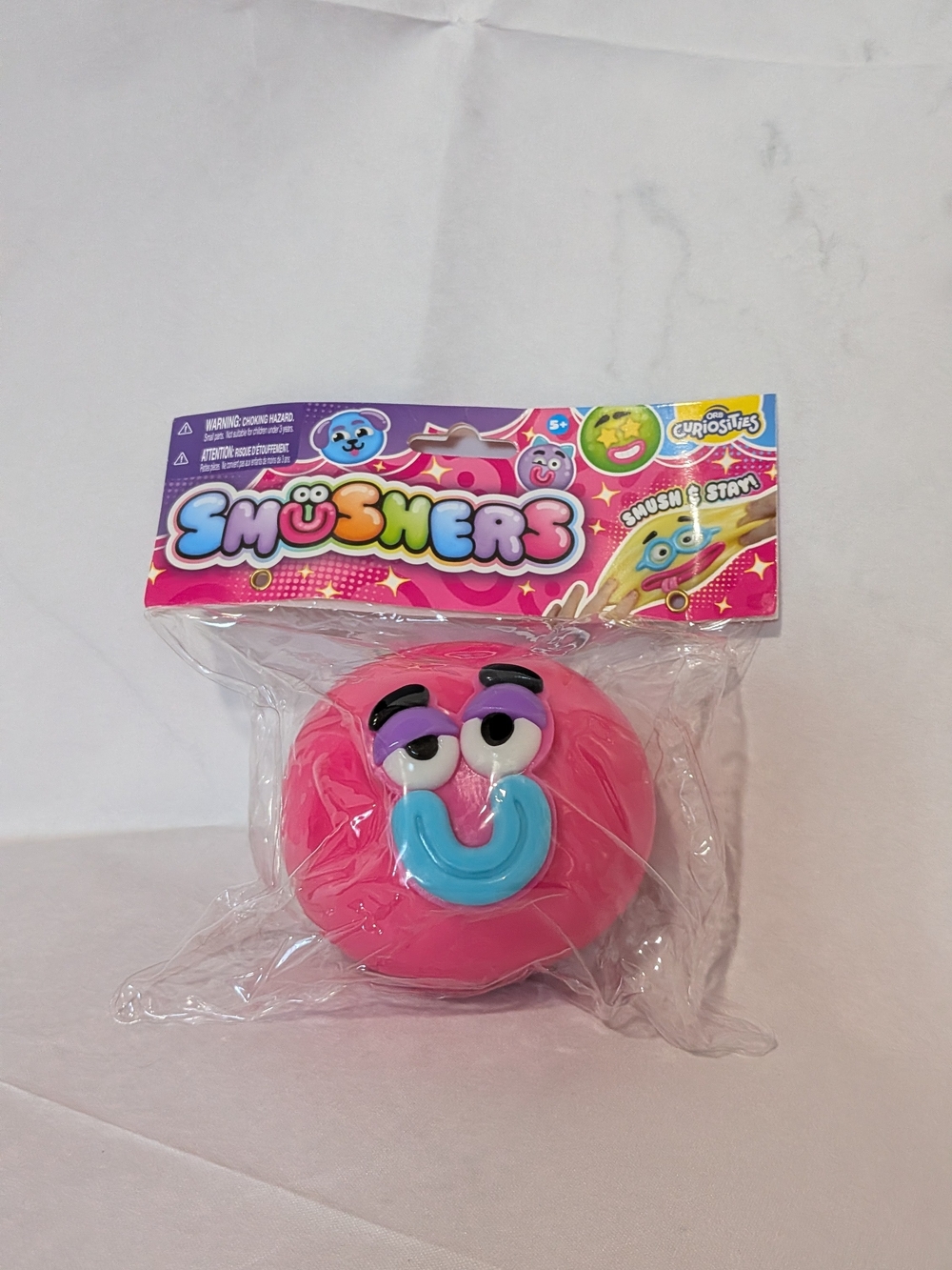 Smushers Pink Squish Toy by - Soft Squeeze Fun